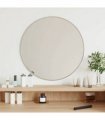 vidaXL Wall Mirror Silver Ø 50 cm Round