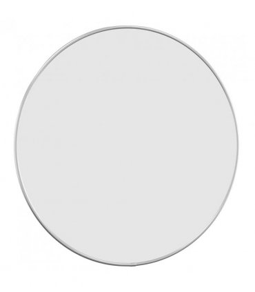 vidaXL Wall Mirror Silver Ø 50 cm Round