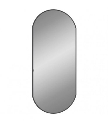 vidaXL Wall Mirror Black 70x30 cm Oval — Size: 70 x 30 cm
