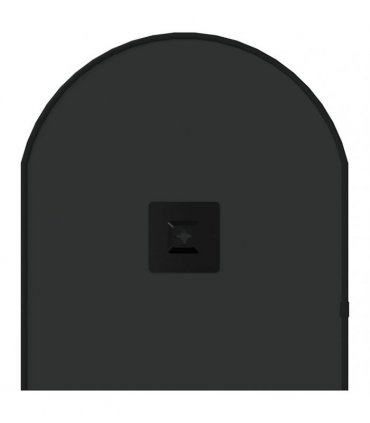 vidaXL Wall Mirror Black 70x30 cm Oval — Size: 70 x 30 cm