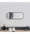 vidaXL Wall Mirror Black 40x15 cm Oval — Size: 40 x 15 cm