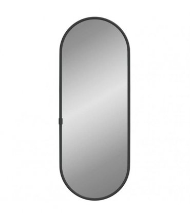 vidaXL Wall Mirror Black 40x15 cm Oval — Size: 40 x 15 cm