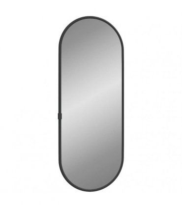 vidaXL Wall Mirror Black 40x15 cm Oval — Size: 40 x 15 cm