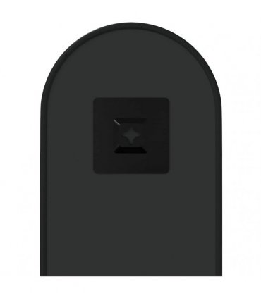 vidaXL Wall Mirror Black 40x15 cm Oval — Size: 40 x 15 cm