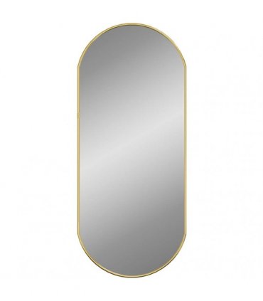 vidaXL Wall Mirror Gold 70x30 cm Oval — Size: 70 x 30 cm