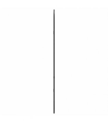 vidaXL Wall Mirror Black 80x35 cm Oval — Size: 80 x 35 cm