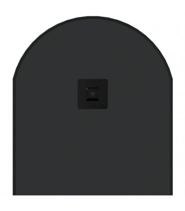 vidaXL Wall Mirror Black 80x35 cm Oval — Size: 80 x 35 cm
