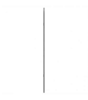 vidaXL Wall Mirror Black 100x45 cm Oval — Size: 100 x 45 cm