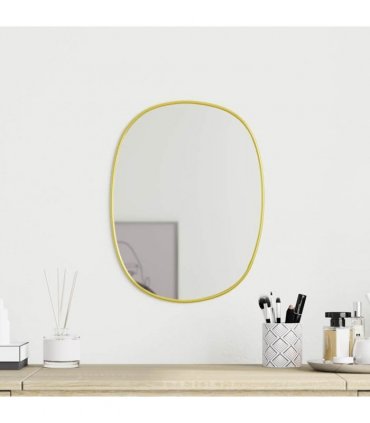 vidaXL Wall Mirror Gold 30x25 cm — Size: 30 x 25 cm