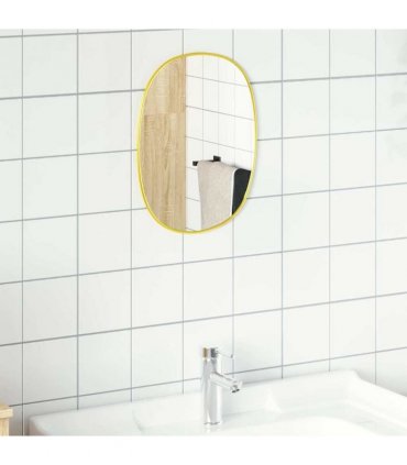 vidaXL Wall Mirror Gold 30x25 cm — Size: 30 x 25 cm