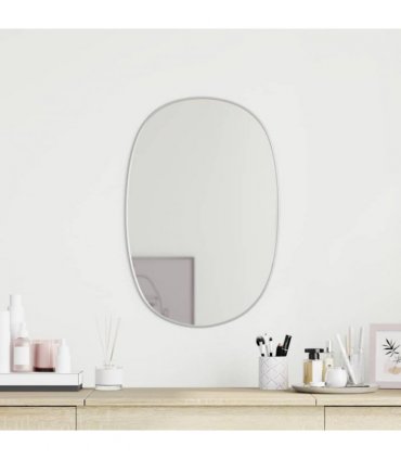 vidaXL Wall Mirror Silver 50x35 cm — Size: 50 x 35 cm