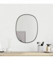 vidaXL Wall Mirror Black 30x25 cm — Size: 30 x 25 cm