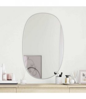 vidaXL Wall Mirror Silver 70x45 cm — Size: 70 x 45 cm