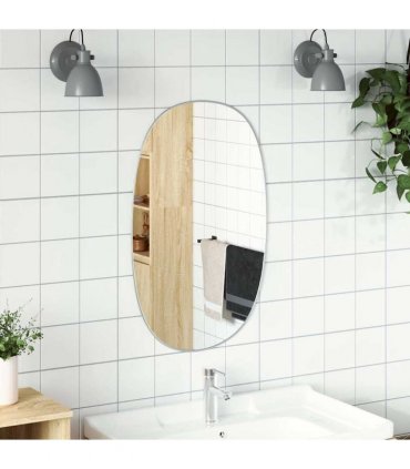 vidaXL Wall Mirror Silver 70x45 cm — Size: 70 x 45 cm