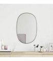 vidaXL Wall Mirror Black 50x35 cm — Size: 50 x 35 cm