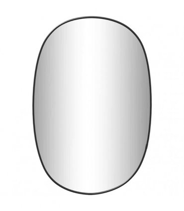 vidaXL Wall Mirror Black 50x35 cm — Size: 50 x 35 cm
