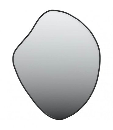 vidaXL Wall Mirror Black 60x50 cm — Size: 60 x 50 cm