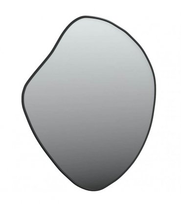 vidaXL Wall Mirror Black 60x50 cm — Size: 60 x 50 cm