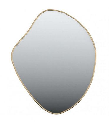 vidaXL Wall Mirror Gold 50x40 cm — Size: 50 x 40 cm