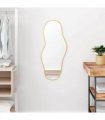vidaXL Wall Mirror Gold 80x35 cm — Size: 80 x 35 cm
