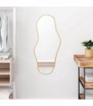 vidaXL Wall Mirror Gold 90x40 cm — Size: 90 x 40 cm