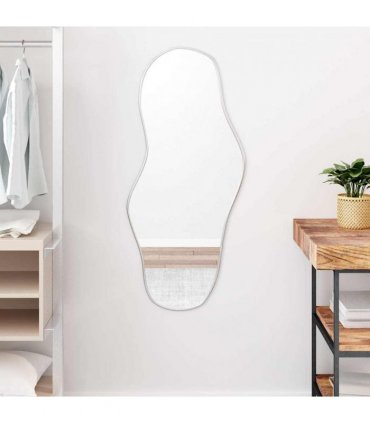 vidaXL Wall Mirror Silver 100x45 cm — Size: 100 x 45 cm