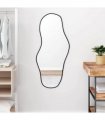 vidaXL Wall Mirror Black 100x45 cm — Size: 100 x 45 cm