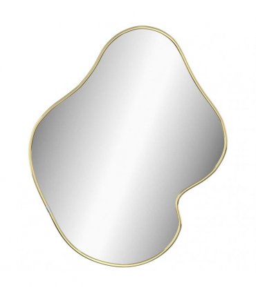 vidaXL Wall Mirror Gold 50x40 cm — Size: 50 x 40 cm — V0671954621