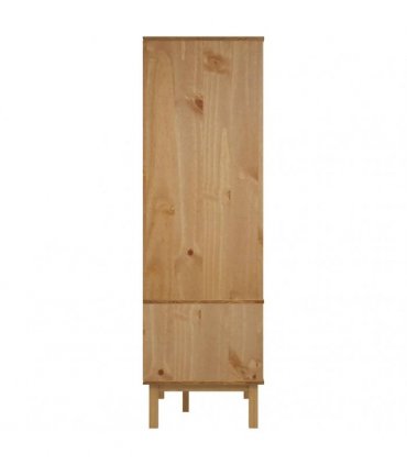 vidaXL Wardrobe OTTA 76.5x53x172 cm Solid Wood Pine — Colour: brown