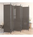 vidaXL 6-Panel Room Divider Anthracite 300x220 cm Fabric — Size: 300 x 220 cm