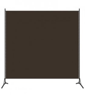vidaXL 1-Panel Room Divider Brown 175x180 cm — Size: 175 x 180 cm