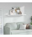 vidaXL Wall Shelf White Marble 120 x 23.5 x 4 cm Engineered Wood — Size: 120 x 23.5 x 3.8 cm