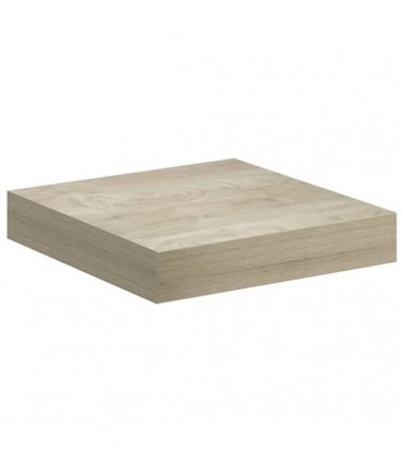 vidaXL Floating Wall Shelf Oak 23x23.5x3.8 cm MDF — Size: 23 x 23.5 x 3.8 cm