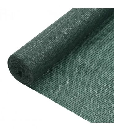 vidaXL Privacy Net Green 1.5x50 m HDPE 75 g/m² — Size: 1.5 x 50 m (75 g)