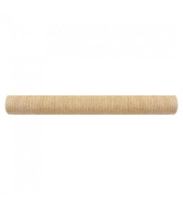 vidaXL Privacy Net Beige 1.2x50 m HDPE 75 g/m² — Size: 1.2 x 50 m (75 g)