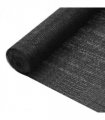 vidaXL Privacy Net Black 3.6x50 m HDPE 75 g/m² — Size: 3.6 x 50 m (75 g)