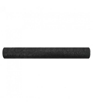 vidaXL Privacy Net Black 1.2x10 m HDPE 75 g/m² — Size: 1.2 x 10 m (75 g)