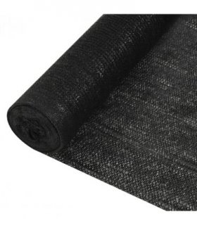 vidaXL Privacy Net Black 1.8x10 m HDPE 195 g/m² — Size: 1.8 x 10 m (195 g)