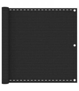 vidaXL Balcony Screen HDPE 90x600 cm Anthracite — Size: 90 x 600 cm