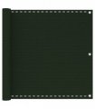 vidaXL Balcony Screen Dark Green 90x300 cm HDPE — Size: 90 x 300 cm
