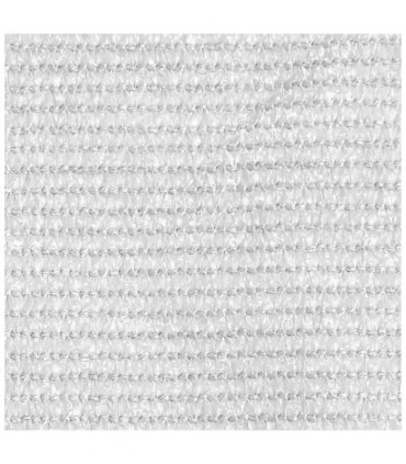 vidaXL Balcony Screen White 90x500 cm HDPE — Size: 90 x 500 cm