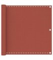 vidaXL Balcony Screen Terracotta 90x500 cm HDPE — Size: 90 x 500 cm