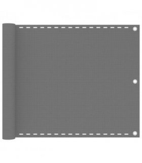 vidaXL Balcony Screen HDPE 75x400 cm Anthracite — Size: 75 x 400 cm