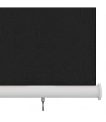 vidaXL Outdoor Roller Blind 165(W)x140(H) cm Black — Size: 160 x 140 cm