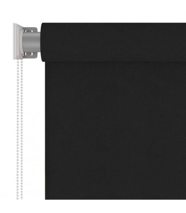 vidaXL Outdoor Roller Blind 165(W)x140(H) cm Black — Size: 160 x 140 cm