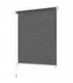 vidaXL Outdoor Roller Blind 185(W)x230(H) cm Anthracite — Size: 180 x 230 cm