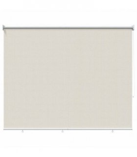 vidaXL Outdoor Roller Blind 225(W)x140(H) cm Cream — Size: 220 x 140 cm