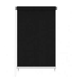 vidaXL Outdoor Roller Blind 145(W)x230(H) cm Black — Size: 140 x 230 cm
