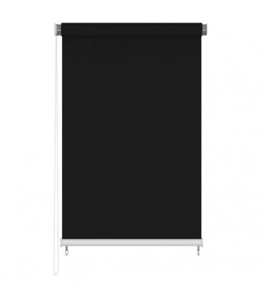 vidaXL Outdoor Roller Blind 145(W)x230(H) cm Black — Size: 140 x 230 cm