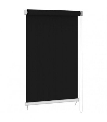 vidaXL Outdoor Roller Blind 145(W)x230(H) cm Black — Size: 140 x 230 cm